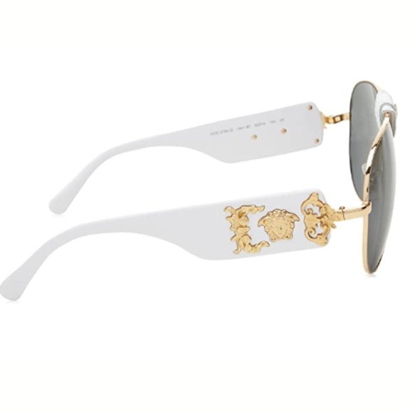 NWT Authentic Versace Gold Pilot Aviators - Picture 2 of 4